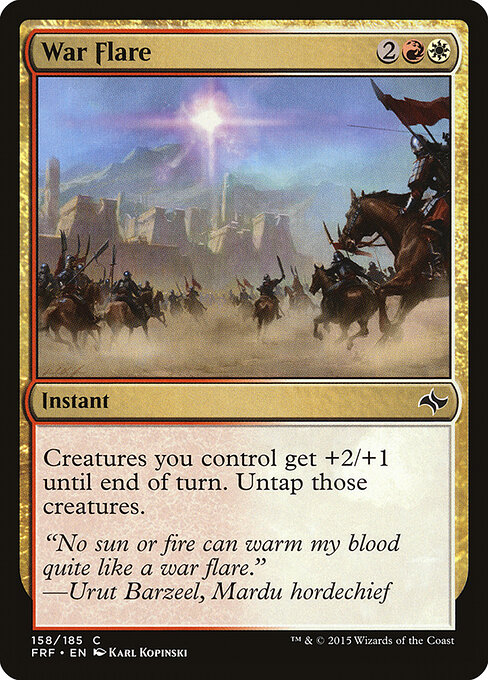 Fate Reforged - 158 - War Flare - Common