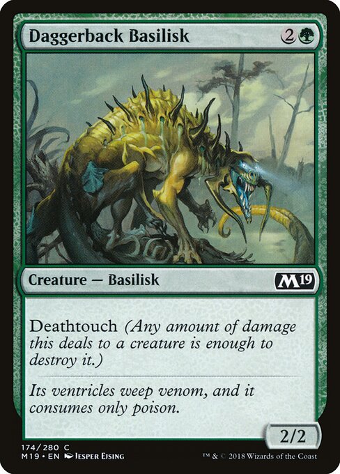 Core Set 2019 - 174 - Daggerback Basilisk - Common