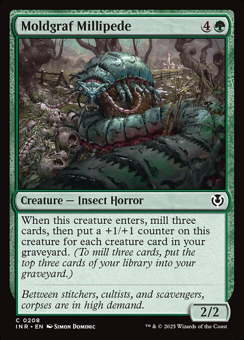 Innistrad Remastered - 208 - Moldgraf Millipede - Common
