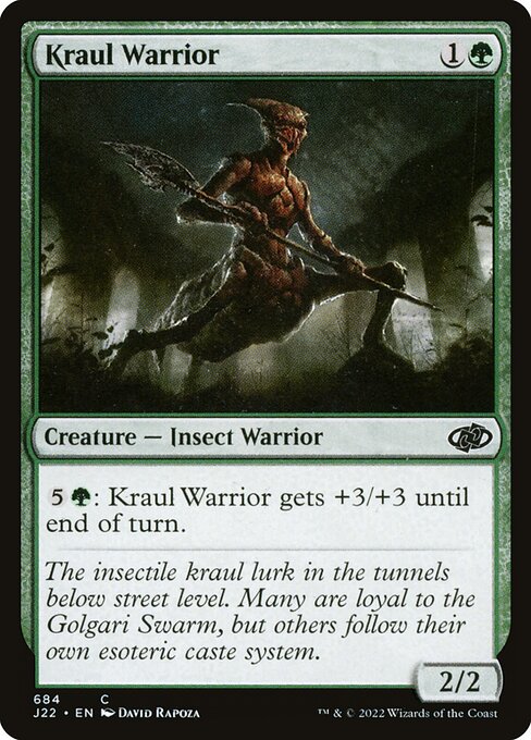 Jumpstart 2022 - 684 - Kraul Warrior - Common