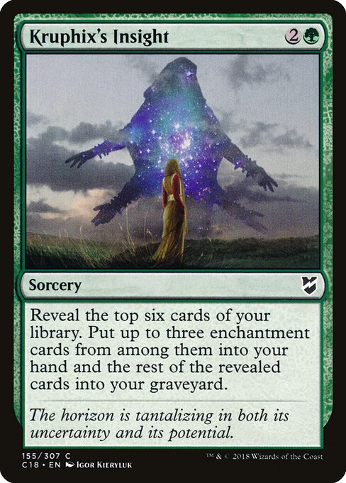 Commander 2018 - 155 - Kruphix's Insight - Common