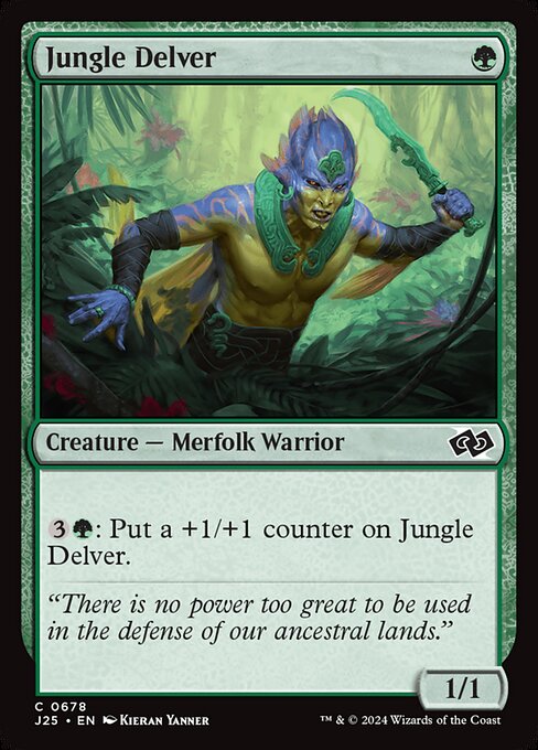 Foundations Jumpstart - 678 - Jungle Delver - Common
