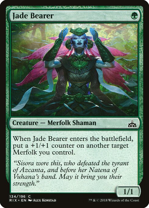 Rivals of Ixalan - 134 - Jade Bearer - Common