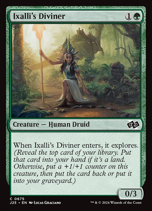 Foundations Jumpstart - 675 - Ixalli's Diviner - Common