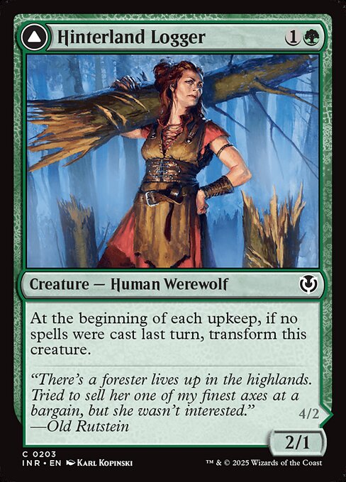 Innistrad Remastered - 203 - Hinterland Logger // Timber Shredder - Common