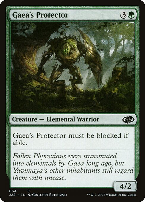 Jumpstart 2022 - 664 - Gaea's Protector - Common