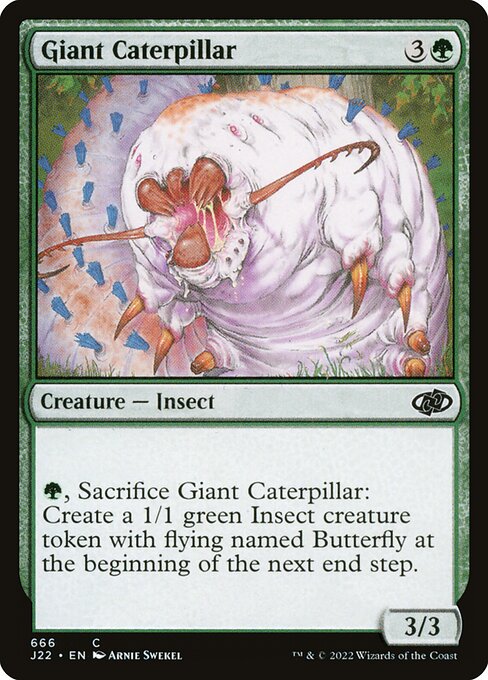 Jumpstart 2022 - 666 - Giant Caterpillar - Common