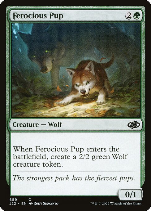 Jumpstart 2022 - 659 - Ferocious Pup - Common
