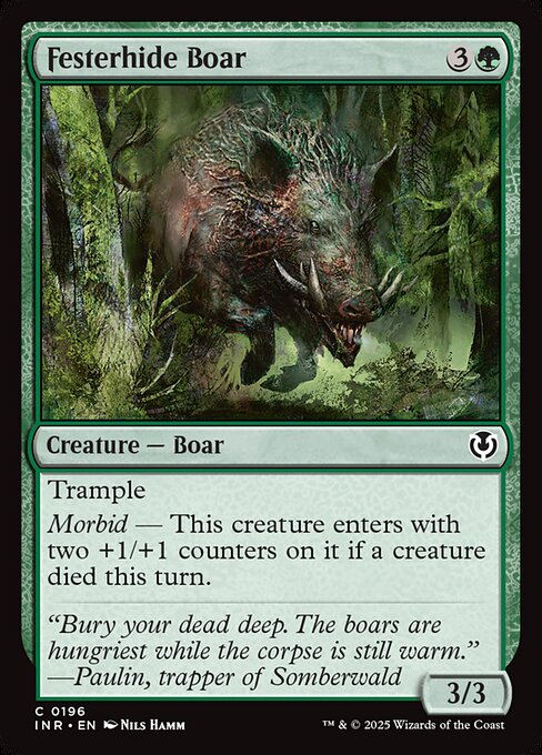 Innistrad Remastered - 196 - Festerhide Boar - Common