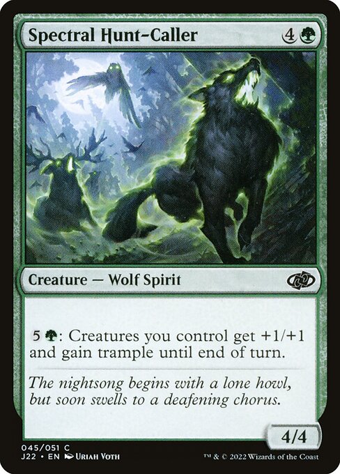 Jumpstart 2022 - 45 - Spectral Hunt-Caller - Common