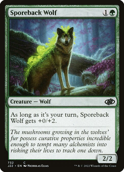 Jumpstart 2022 - 732 - Sporeback Wolf - Common