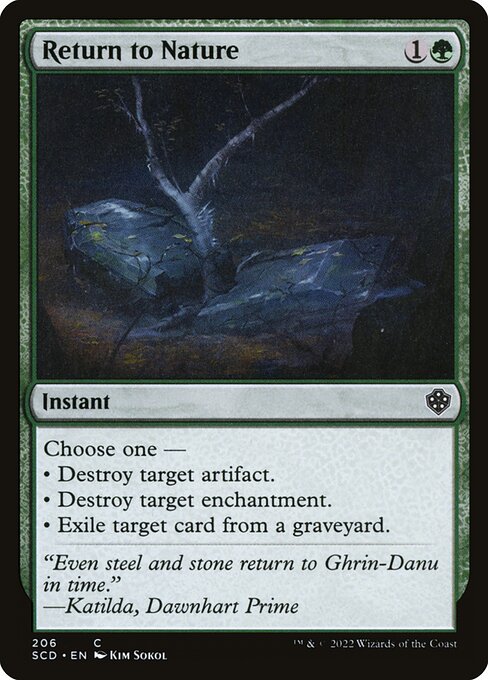 Starter Commander Decks - 206 - Return to Nature - Common