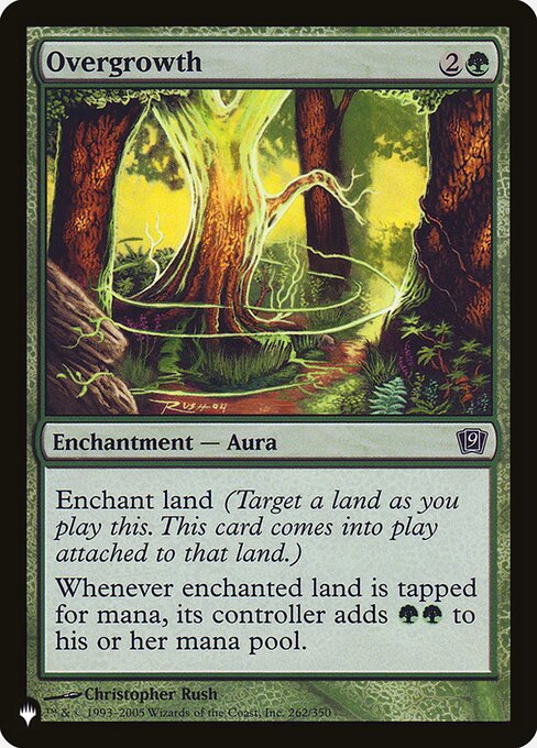 The List - 9ED-262 - Overgrowth - Common