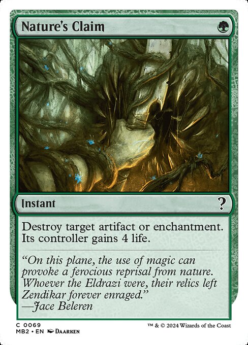 Mystery Booster 2 - 69 - Nature's Claim - Common