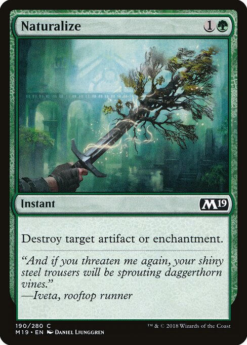 Core Set 2019 - 190 - Naturalize - Common