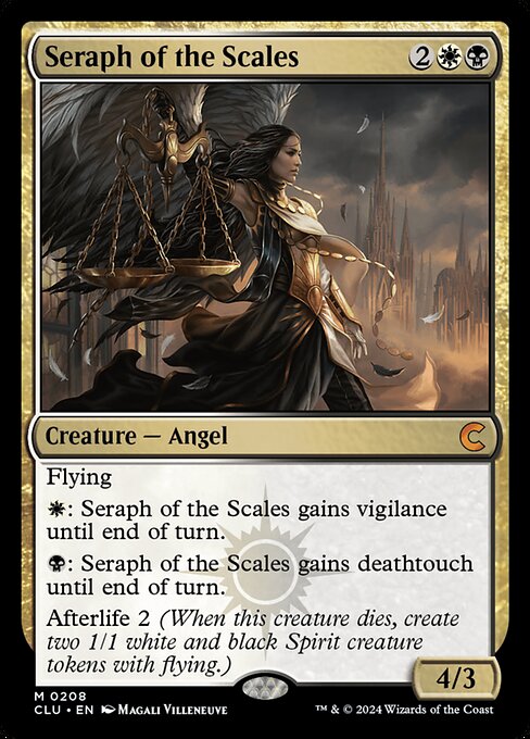Ravnica: Clue Edition - 208 - Seraph of the Scales - Mythic