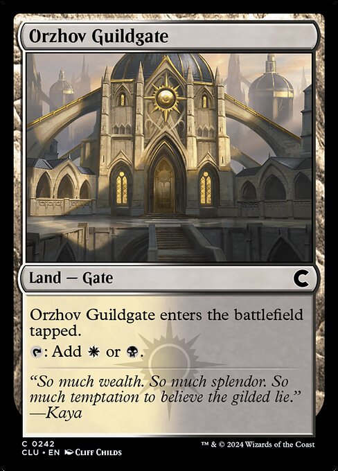 Ravnica: Clue Edition - 242 - Orzhov Guildgate - Common