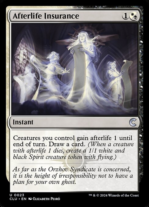 Ravnica: Clue Edition - 23 - Afterlife Insurance - Uncommon