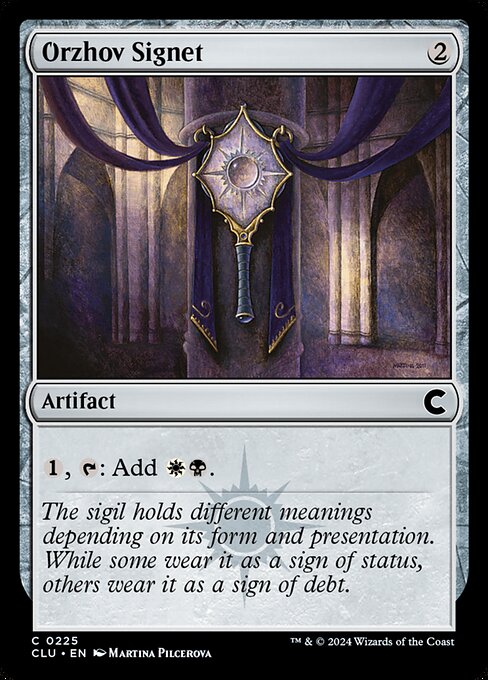 Ravnica: Clue Edition - 225 - Orzhov Signet - Common
