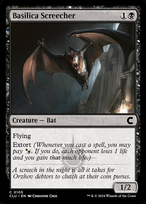 Ravnica: Clue Edition - 105 - Basilica Screecher - Common