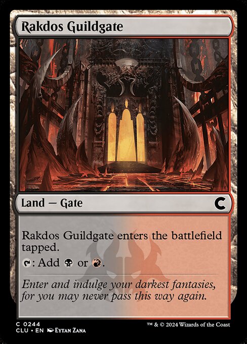 Ravnica: Clue Edition - 244 - Rakdos Guildgate - Common