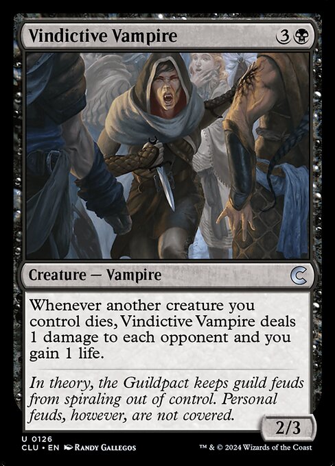 Ravnica: Clue Edition - 126 - Vindictive Vampire - Uncommon