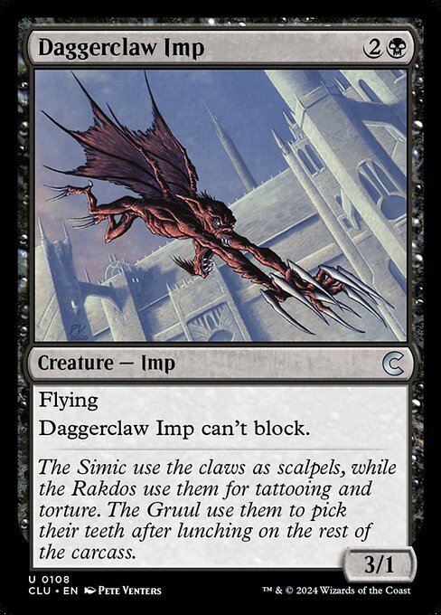 Ravnica: Clue Edition - 108 - Daggerclaw Imp - Uncommon