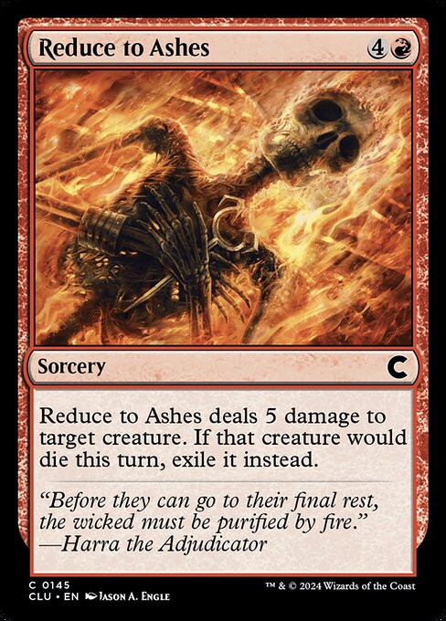 Ravnica: Clue Edition - 145 - Reduce to Ashes - Common