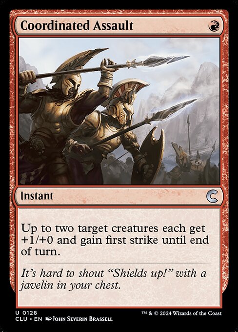 Ravnica: Clue Edition - 128 - Coordinated Assault - Uncommon