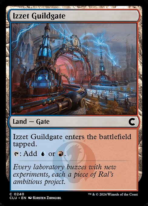 Ravnica: Clue Edition - 240 - Izzet Guildgate - Common