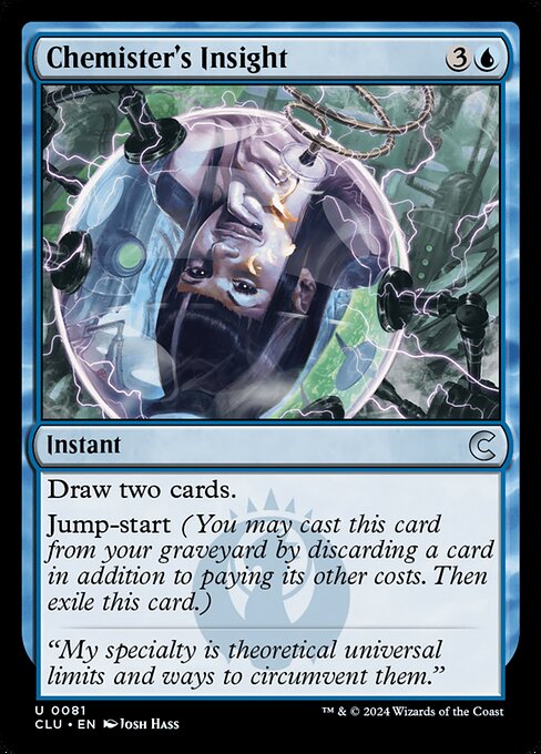 Ravnica: Clue Edition - 81 - Chemister's Insight - Uncommon