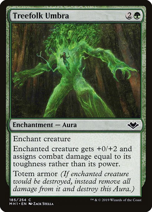 Modern Horizons - 185 - Treefolk Umbra - Common