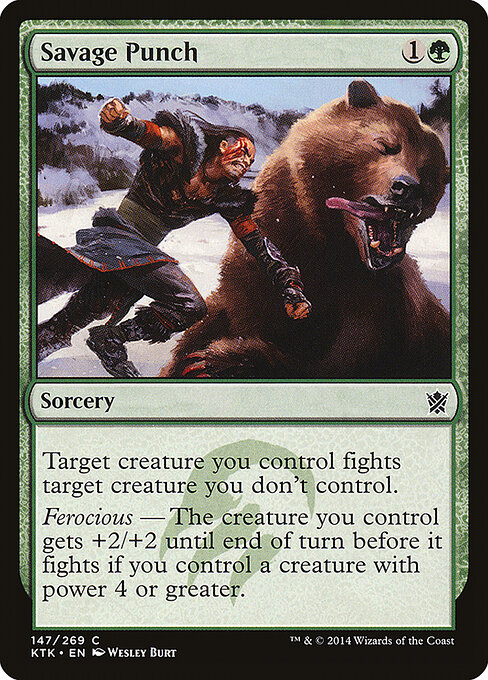Khans of Tarkir - 147 - Savage Punch - Common