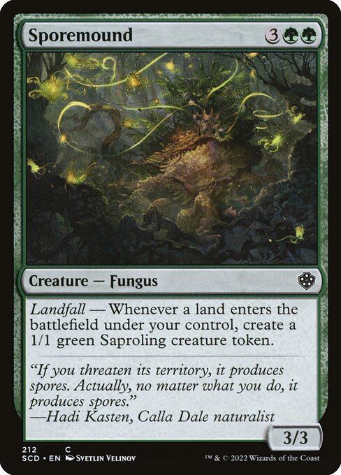 Starter Commander Decks - 212 - Sporemound - Common