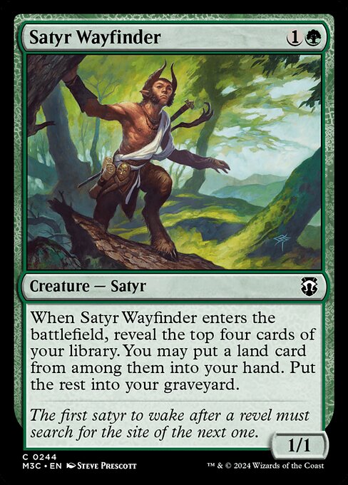 Modern Horizons 3 Commander - 244 - Satyr Wayfinder - Common