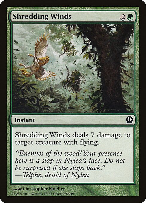 Theros - 178 - Shredding Winds - Common