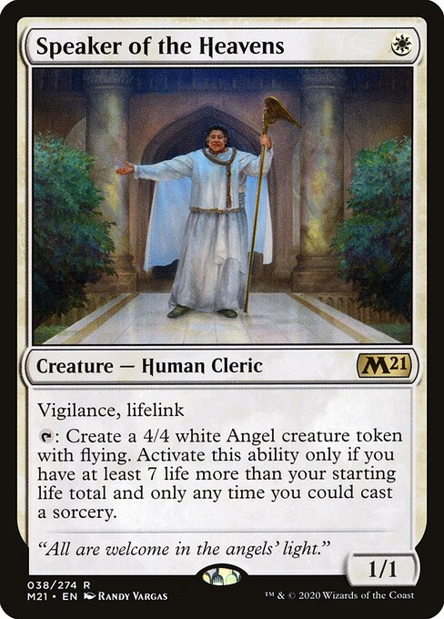 Core Set 2021 - 38 - Speaker of the Heavens - Rare
