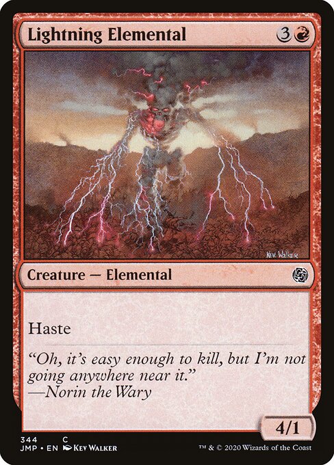 Jumpstart - 344 - Lightning Elemental - Common