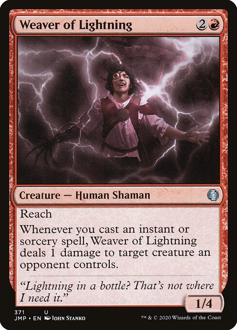 Jumpstart - 371 - Weaver of Lightning - Uncommon