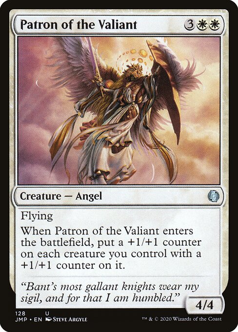 Jumpstart - 128 - Patron of the Valiant - Uncommon
