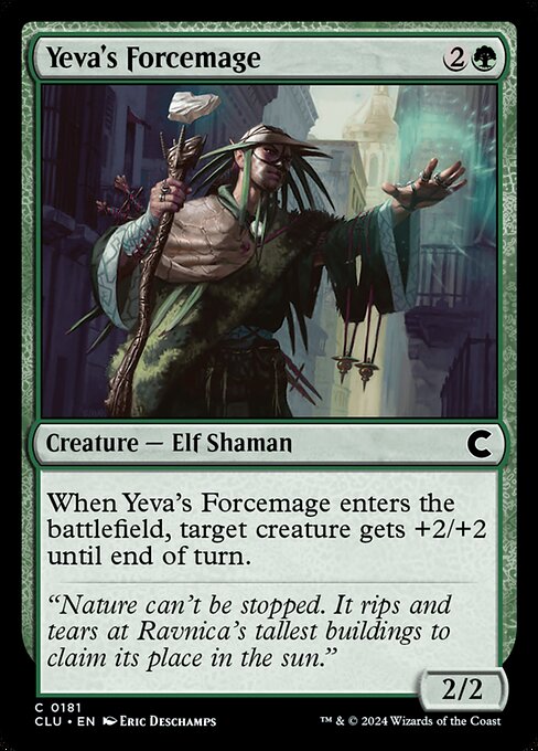 Ravnica: Clue Edition - 181 - Yeva's Forcemage - Common