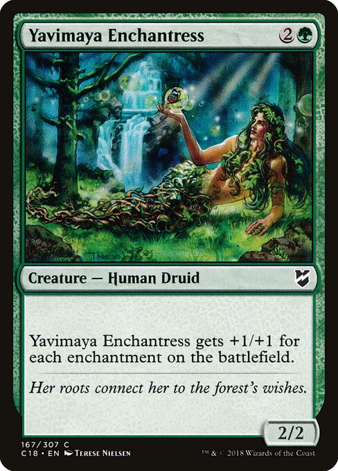 Commander 2018 - 167 - Yavimaya Enchantress - Common
