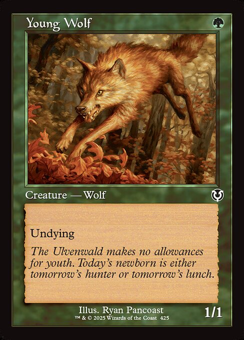 Innistrad Remastered - 425 - Young Wolf - Common