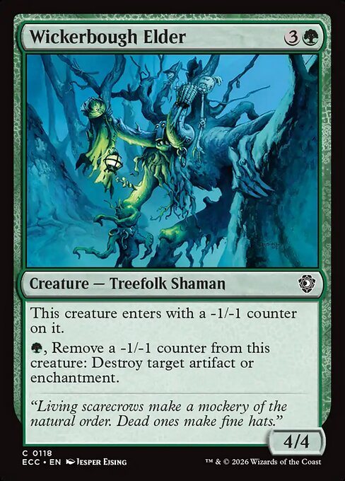 Lorwyn Eclipsed Commander - 118 - Wickerbough Elder - Common
