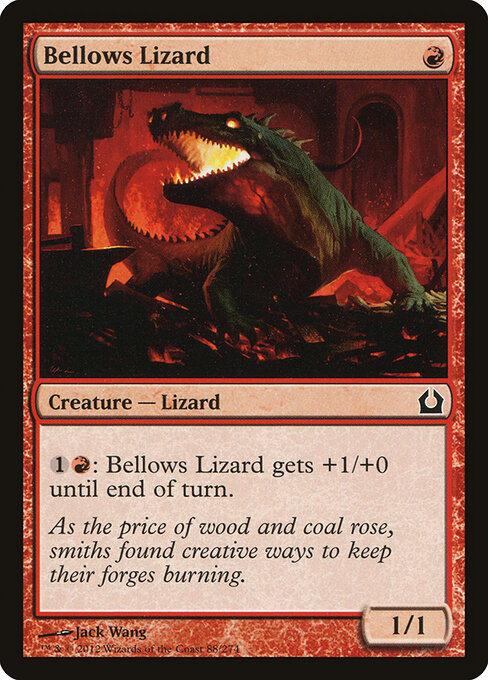 Return to Ravnica - 88 - Bellows Lizard - Common