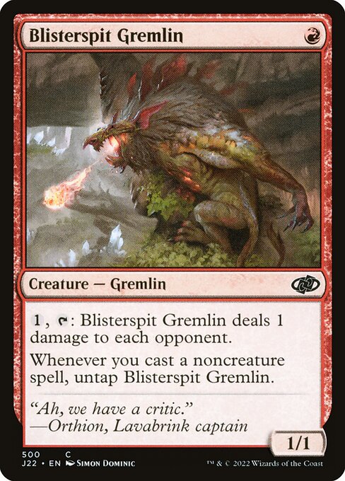 Jumpstart 2022 - 500 - Blisterspit Gremlin - Common