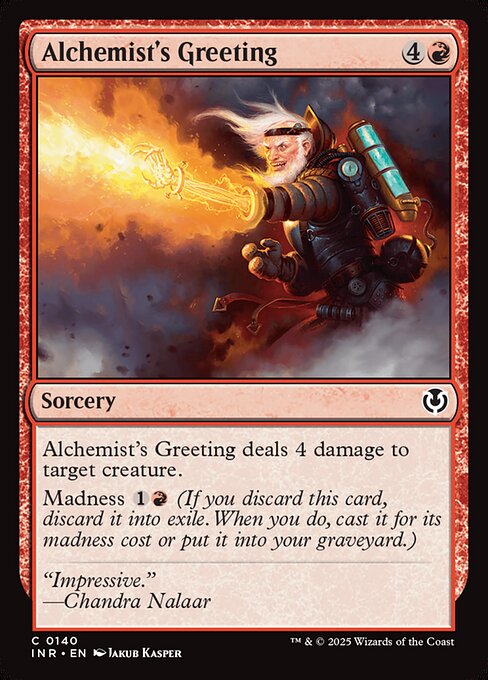 Innistrad Remastered - 140 - Alchemist's Greeting - Common