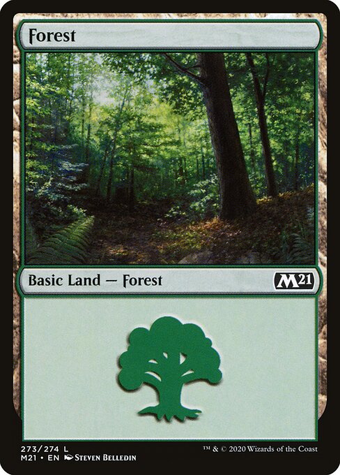 Core Set 2021 - 273 - Forest - Common