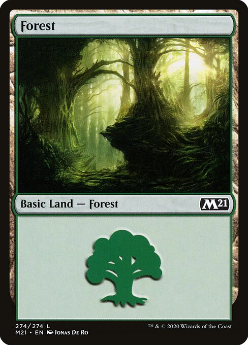 Core Set 2021 - 274 - Forest - Common