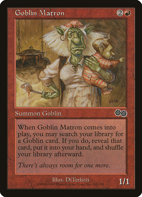 Urza's Saga - 191 - Goblin Matron - Common